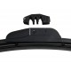 T45021 - HQ Silicone windscreen wiper with 6 adapters, 21", 525mm